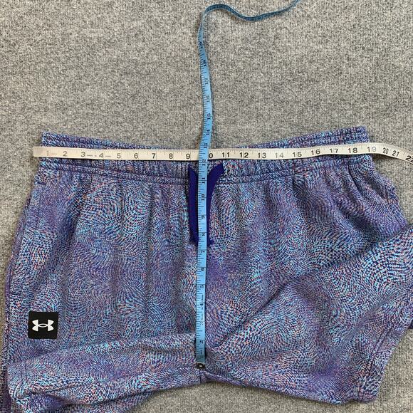 Under Armour Shorts Mens XL Extra Large Multi Rival Fleece Printed Cotton Blend - Picture 4 of 10